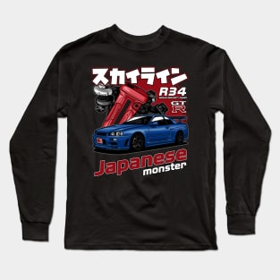 Skyline GTR R34 Long Sleeve T-Shirt